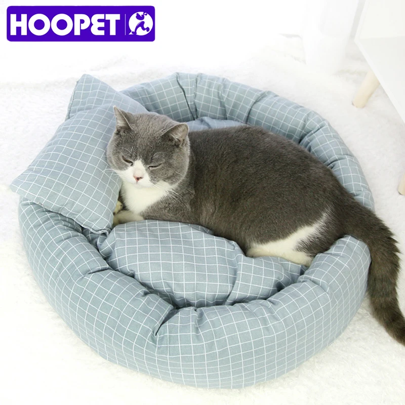 HOOPET Pet кошка диван Собака Кровати дышащее дно Мягкая теплая кошка кровать дом для маленьких средних подушки для собак товары для собак