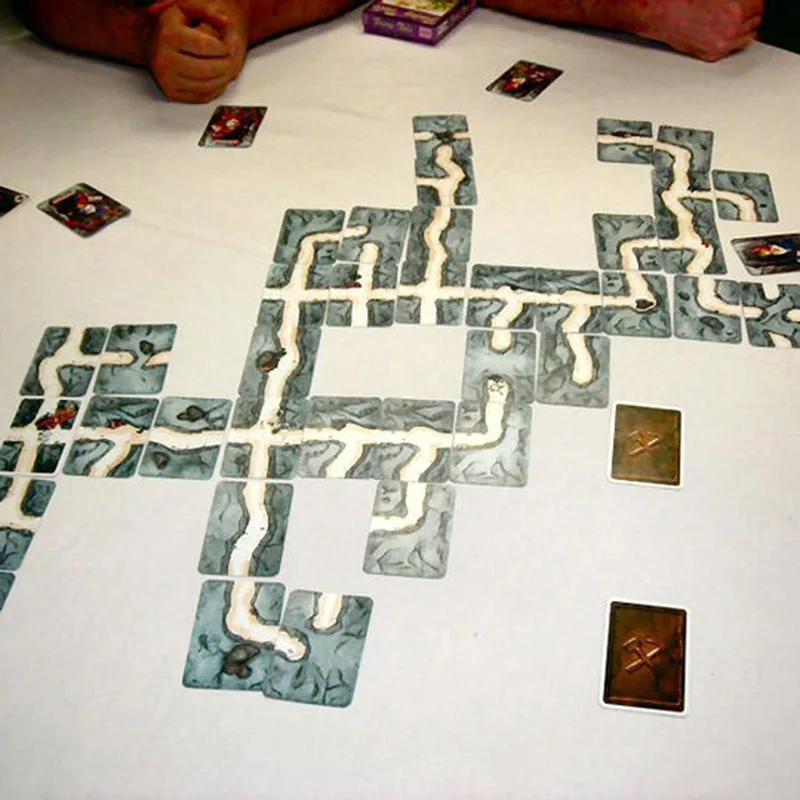 Семейная настольная игра Saboteur 1 + 2 версии/Saboteur1 версия Jeu De забавная с английскими