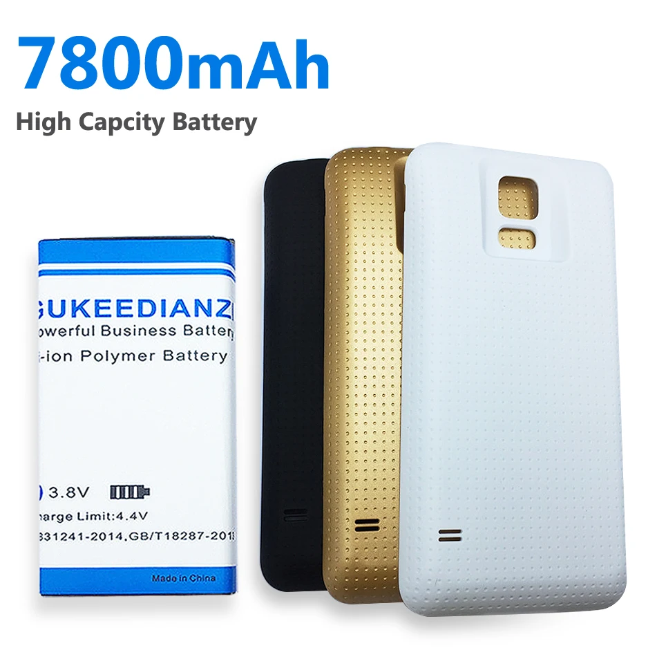 GUKEEDIANZI OEM 7800mA аккумулятор с высокой емкостью EB-BG900BBC для Samsung GALAXY S5 G900 G900S G900F i9600