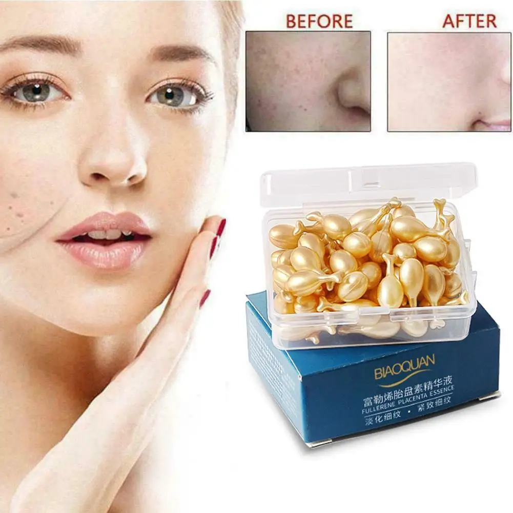 

50/60 капсул, эссенция фуллерина, капсулы Little Golden Bean, экстракт для отбеливания, увлажнения, ухода за кожей