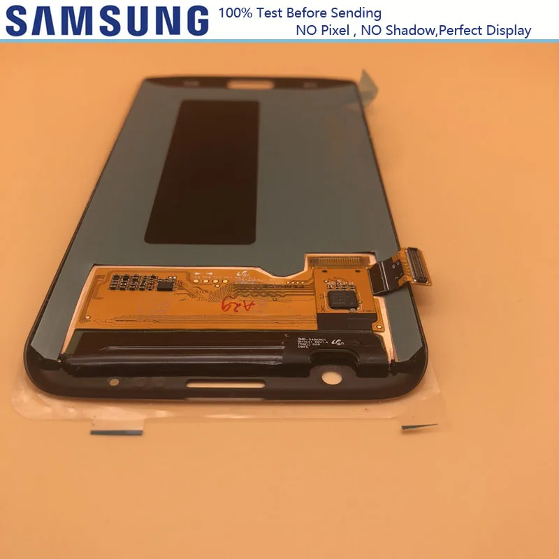 Оригинальный 5 ''Супер AMOLED дисплей с рамкой для Samsung Galaxy S7 Edge G935F G935 G935FD ЖК