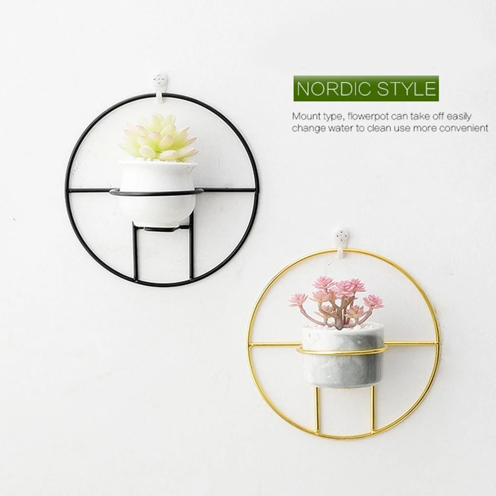 Горячий керамический цветочный горшок настенные горшки для влагозапасающего