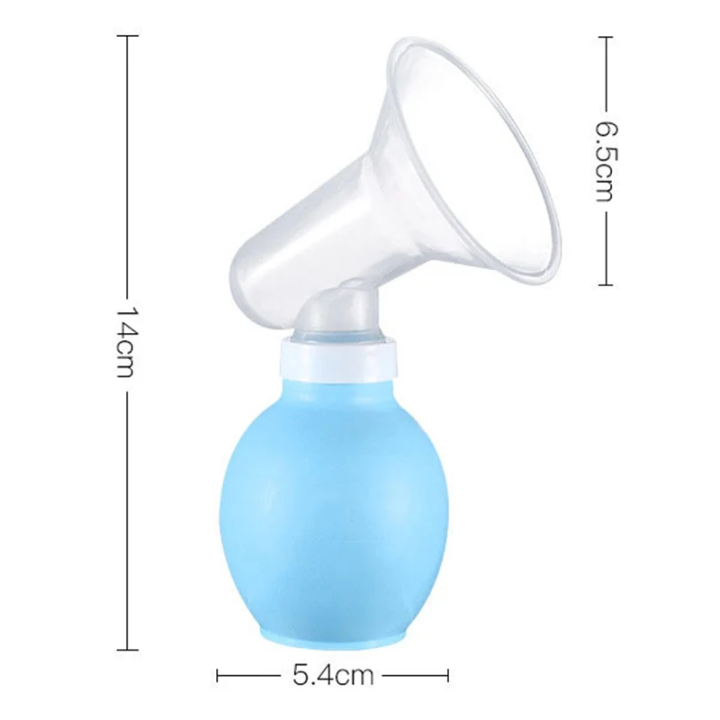 Ручной молокоотсос для грудного вскармливания силиконовый | Мать и ребенок