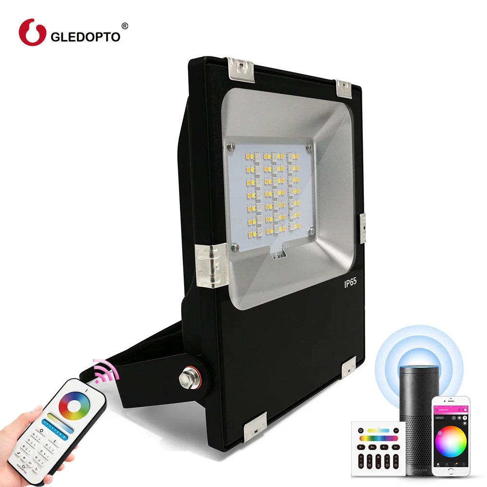 Умный Светодиодный прожектор GLEDOPTO Zigbee уличный LED теплого и холодного белого