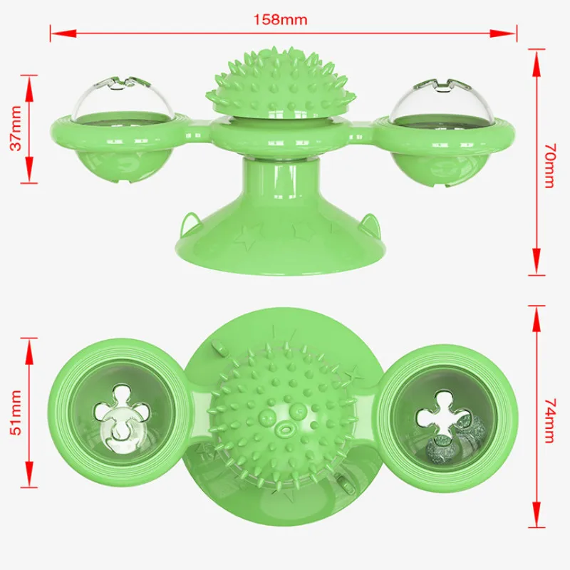 Игрушка для домашних животных игрушка кошек Интерактивная вращающаяся ветряная