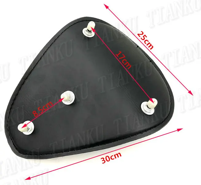 Крестовое кожаное сиденье пружинное + заднее на крыле подкладка для Honda Shadow Steed Magna