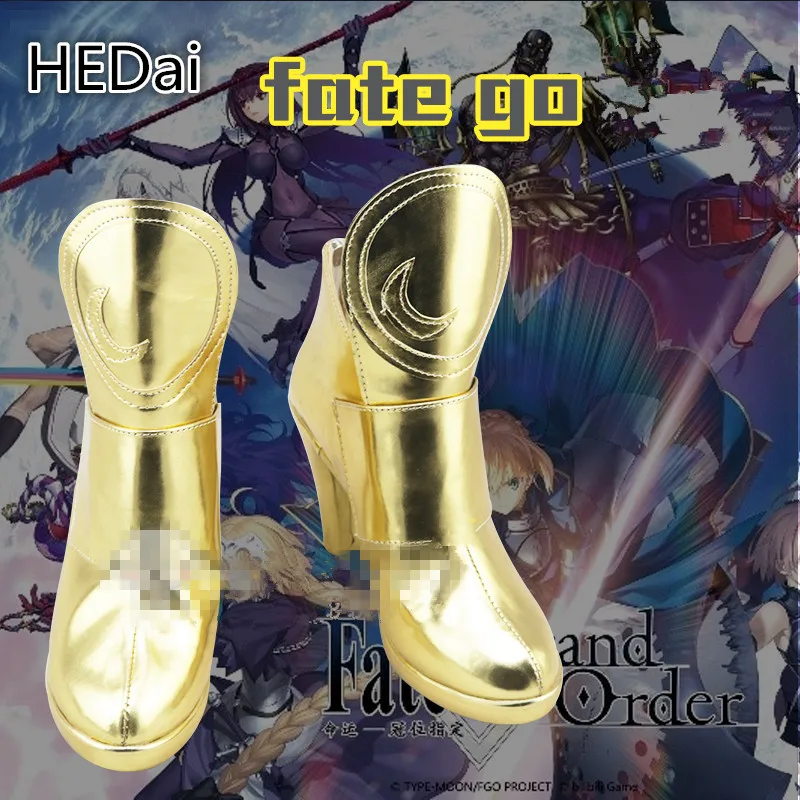 

Размер на заказ, судьба/большой заказ, обувь для косплея Ereshkigal FGO, женские ботинки на высоком каблуке
