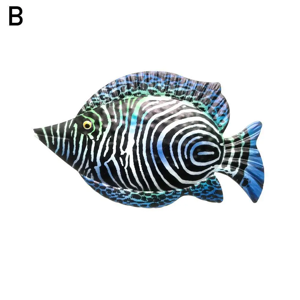 

1PC New Tropical Fish Wall Hanging Wall Decor Ornament Craft Home Wall Wall Art Decoration B9U8