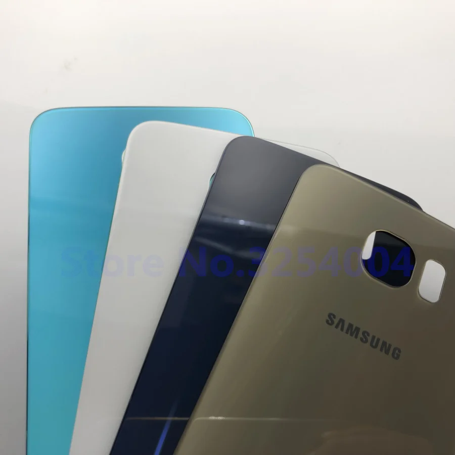 Задняя крышка из стекла для Samsung Galaxy S6 G920 G920F G920P G920A G9200 задняя аккумулятора замена