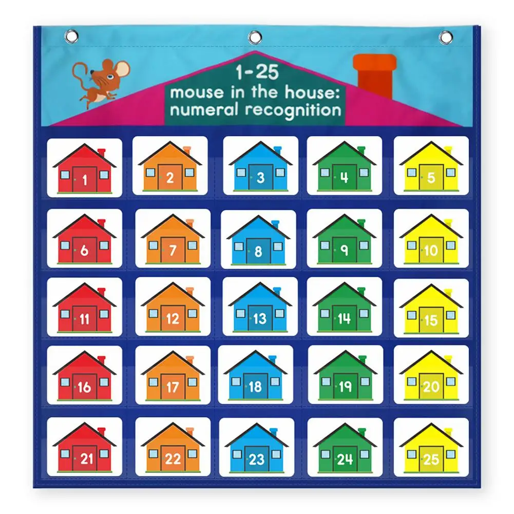 

Kindergarten Learning Posters Charts Infant Teaching Aid Educational Toy Game Number Hide And Seek Teaching Tool School Supplies