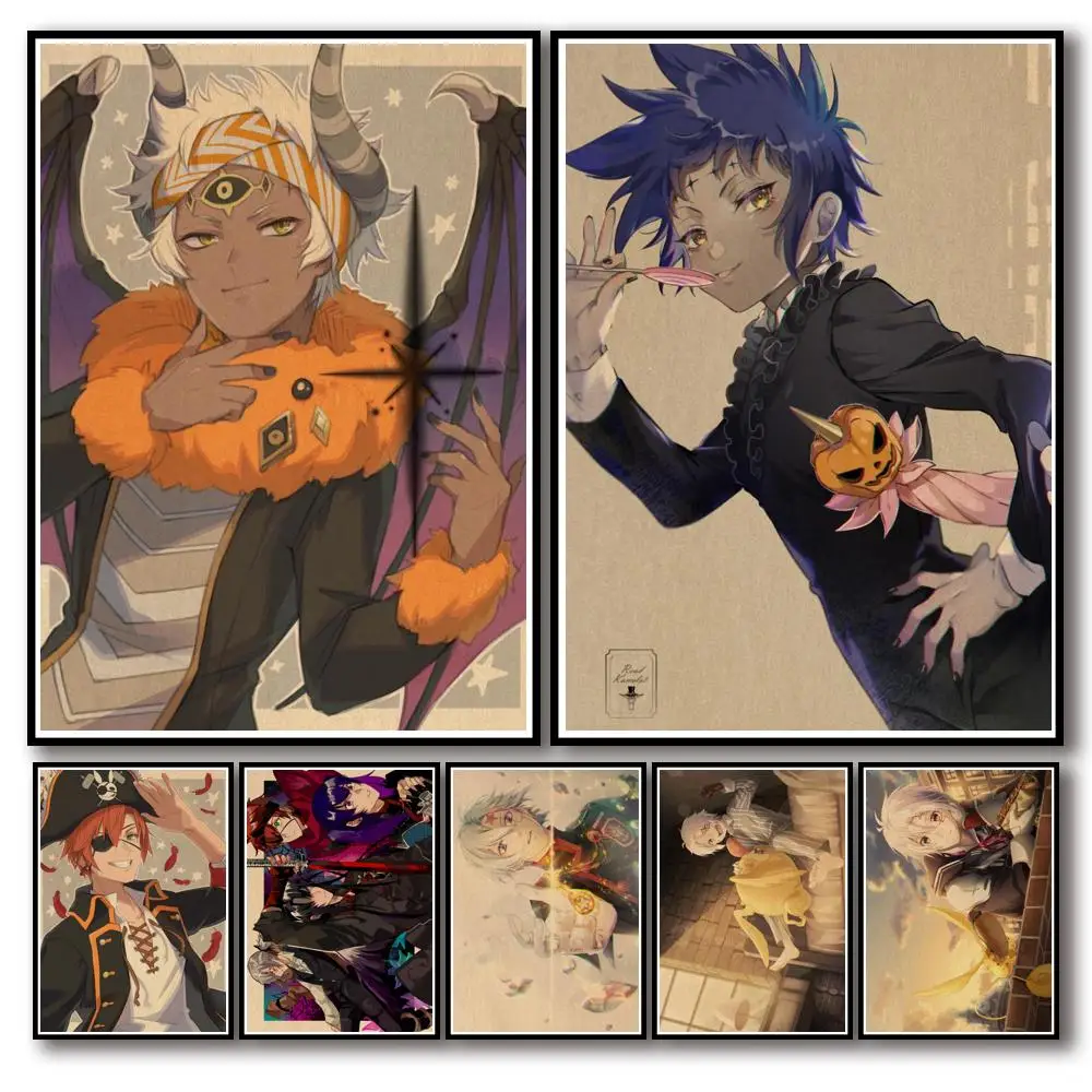 

50 Designs Anime D.Gray-man Kraftpaper Poster Artwork Fancy Wall Sticker for Coffee House Bar