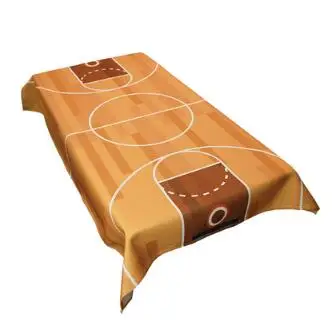 Скатерть для баскетбольного клуба тканевое хлопковое покрытое полотенце