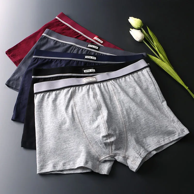 Трусы боксеры мужские хлопковые удобные дышащие мягкие шорты пикантное нижнее
