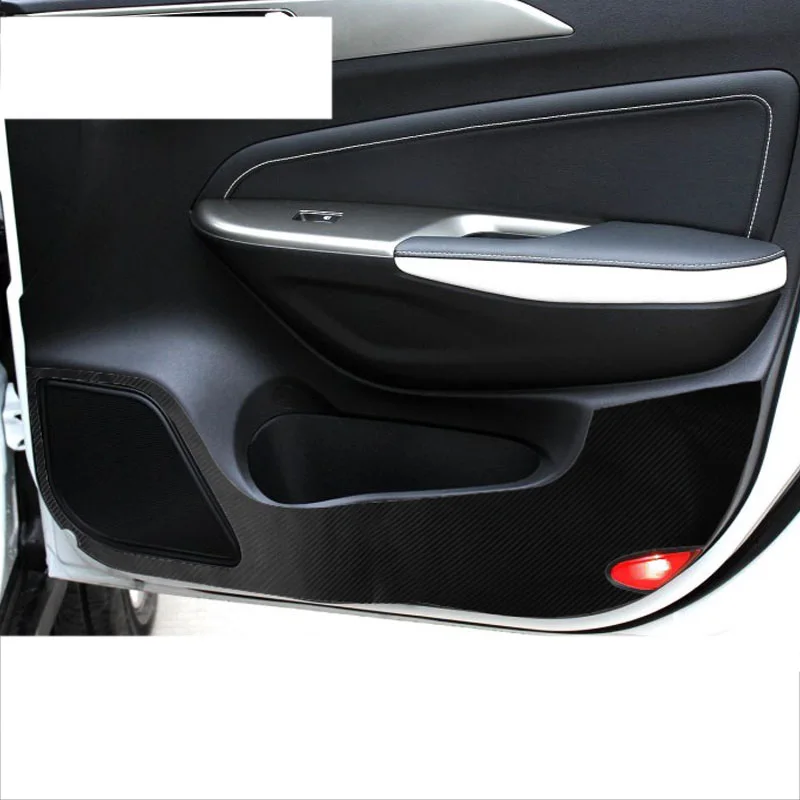 Lsrtw2017 углеродное волокно ПВХ автомобильная дверь анти-удар наклейка пленка для