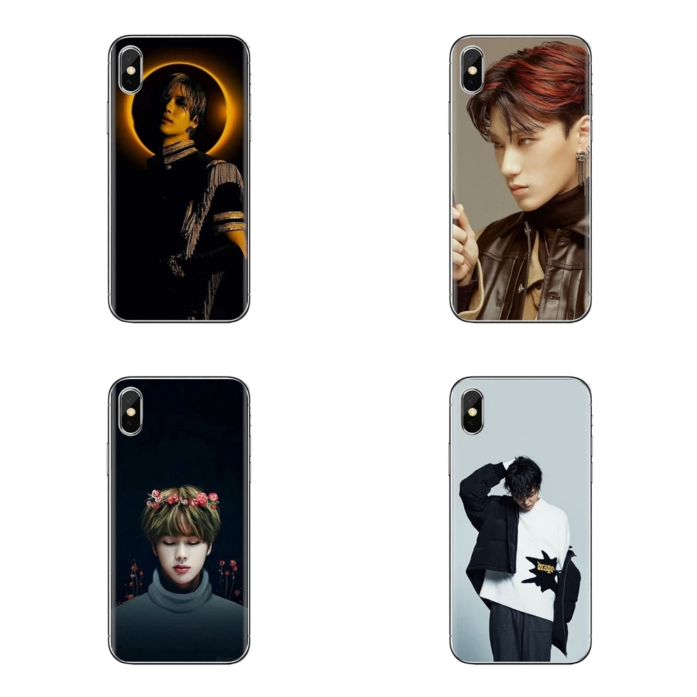 Мягкие прозрачные чехлы для Xiaomi Redmi 4 3 3S Pro mi 4i 4C 5 5s Max Note 2 SHINee KPOP Boy group |