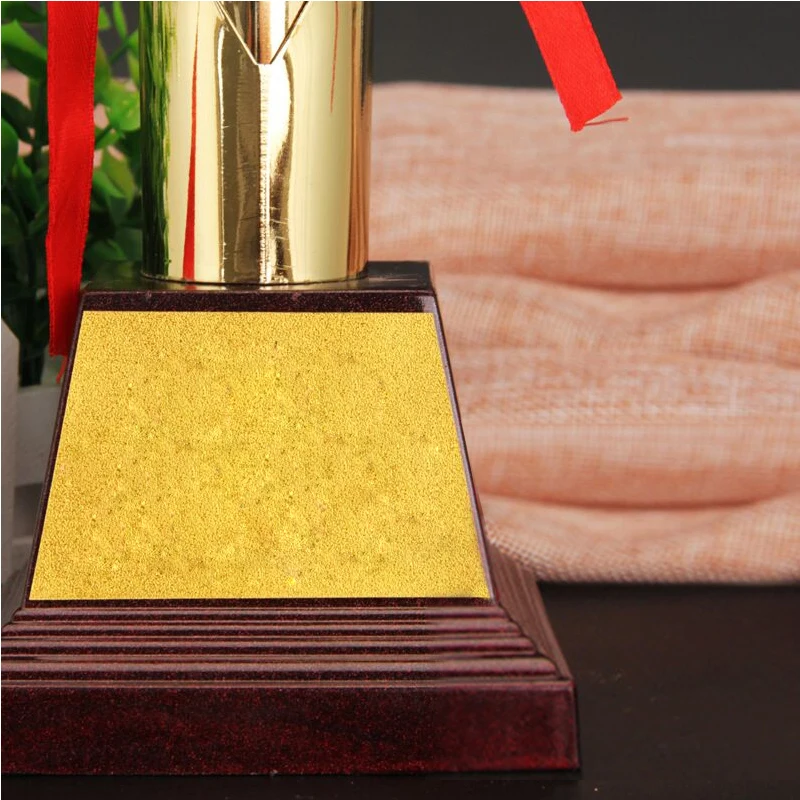 На заказ Золотой мяч чемпион лиги трофей Кубок Позолоченные ремесленные