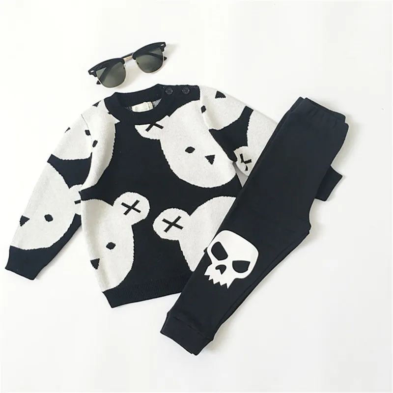 

chifuna New Girl Sweater Baby Boy Sweater Kids Knitted Wool Cartoon Rabbit Sweater For 1-5Y Brand Kids Outerwear Kids Sweater