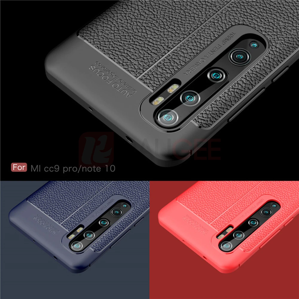 Кожаный чехол для Xiaomi mi Note 10 чехол Роскошный силиконовый бампер чехол для телефона для Xiao mi Note 10 mi Note 10 pro CC9 Pro Чехол