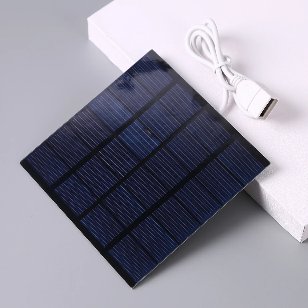 

Portable DIY USB Mini Solar Panel Outdoor Travel Battery Solar Charger Generator Study Silicon DIY Battery Charger