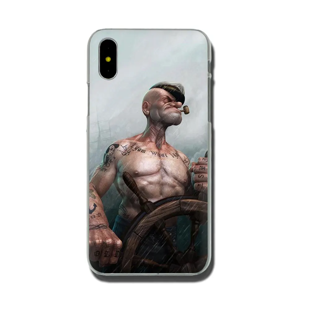H9 Жесткий чехол для телефона EWAU popeye для iPhone 11 Pro 6 6S Plus 7 8 Plus X XS XR XS Max - Цвет: H9