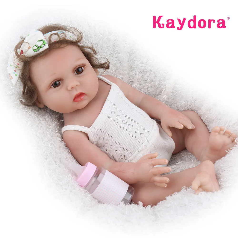 

Full Soft Silicone Reborn Baby Dolls 48cm Alive Menina Cute Bath Child Play Toys Bebe Infant Lovely Boneca Kids Birthday Gifts