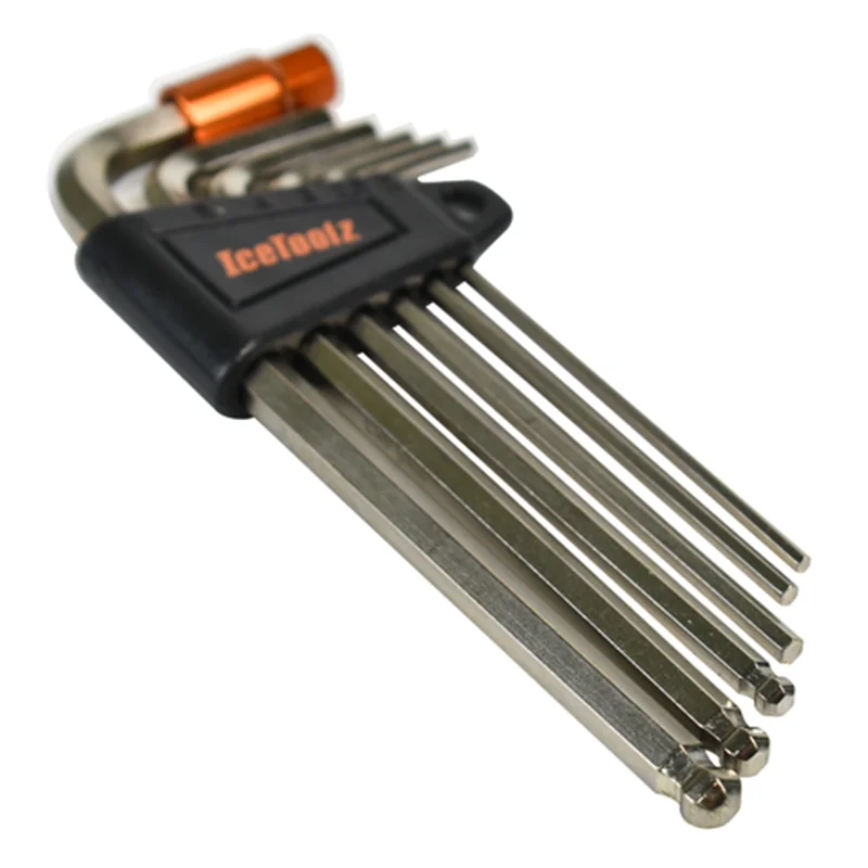 Набор шестигранных ключей IceToolz 36Q1 2/2 5/3/4/5/6/8 мм 4x5x6 с шаровым концом 7 шт./компл.