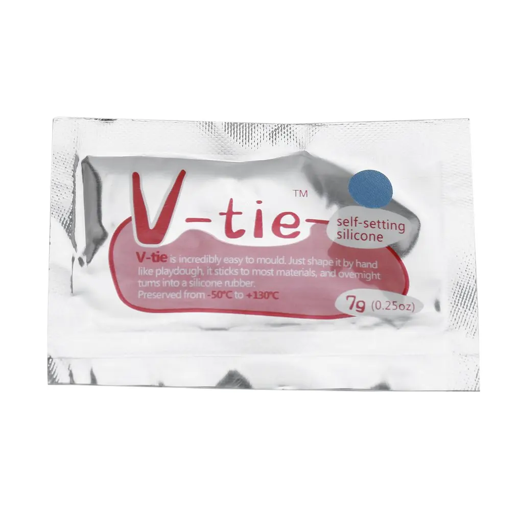 7 г/упак. DIY V-tie силиконовый термостойкий клей-герметик резиновый клей инновационный Универсальный силикагель для фиксации формы инструменты для ремонта