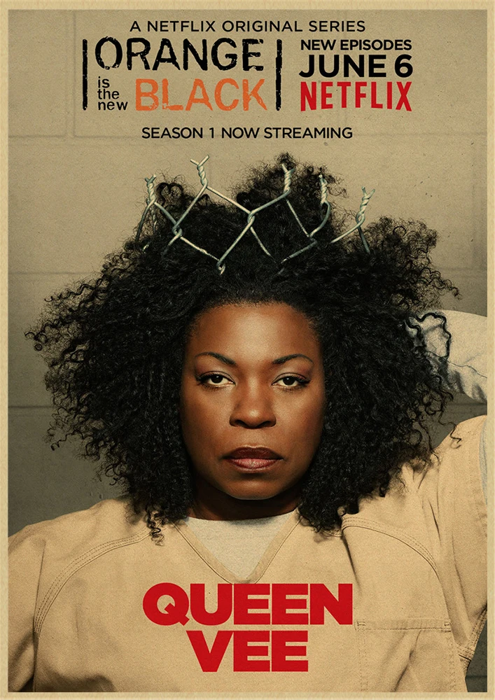 Orange Is the New Black Classic Movie постер из крафт-бумаги для бара кафе гостиной столовой