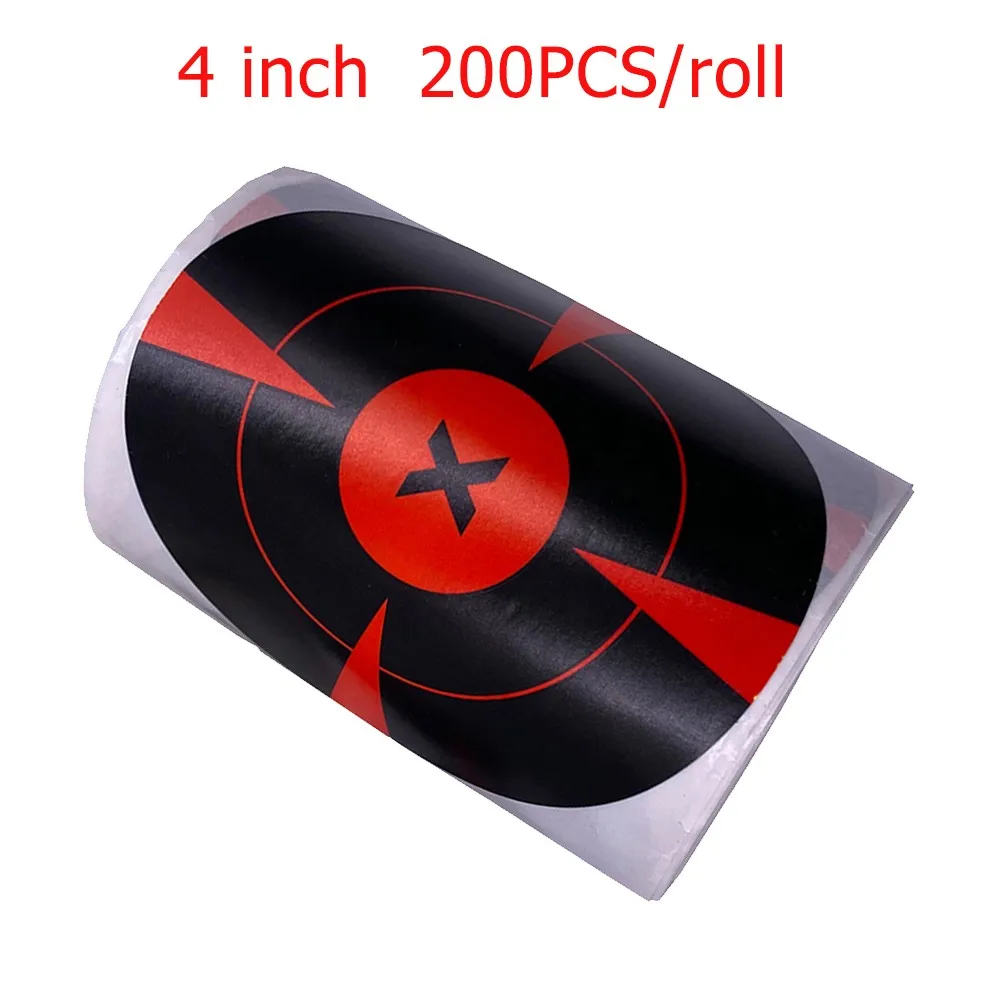 

1 Roll Of 4 Inch Splash Color Target Paper Sticker Target Splash Reactive Sticker For Bow And Arrow Hunting Shooting