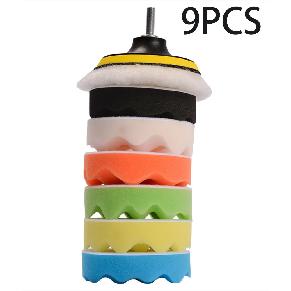 Набор полировальных насадок для резьбы М10 4 дюйма 100 мм 9 шт.|Детали инструментов| |