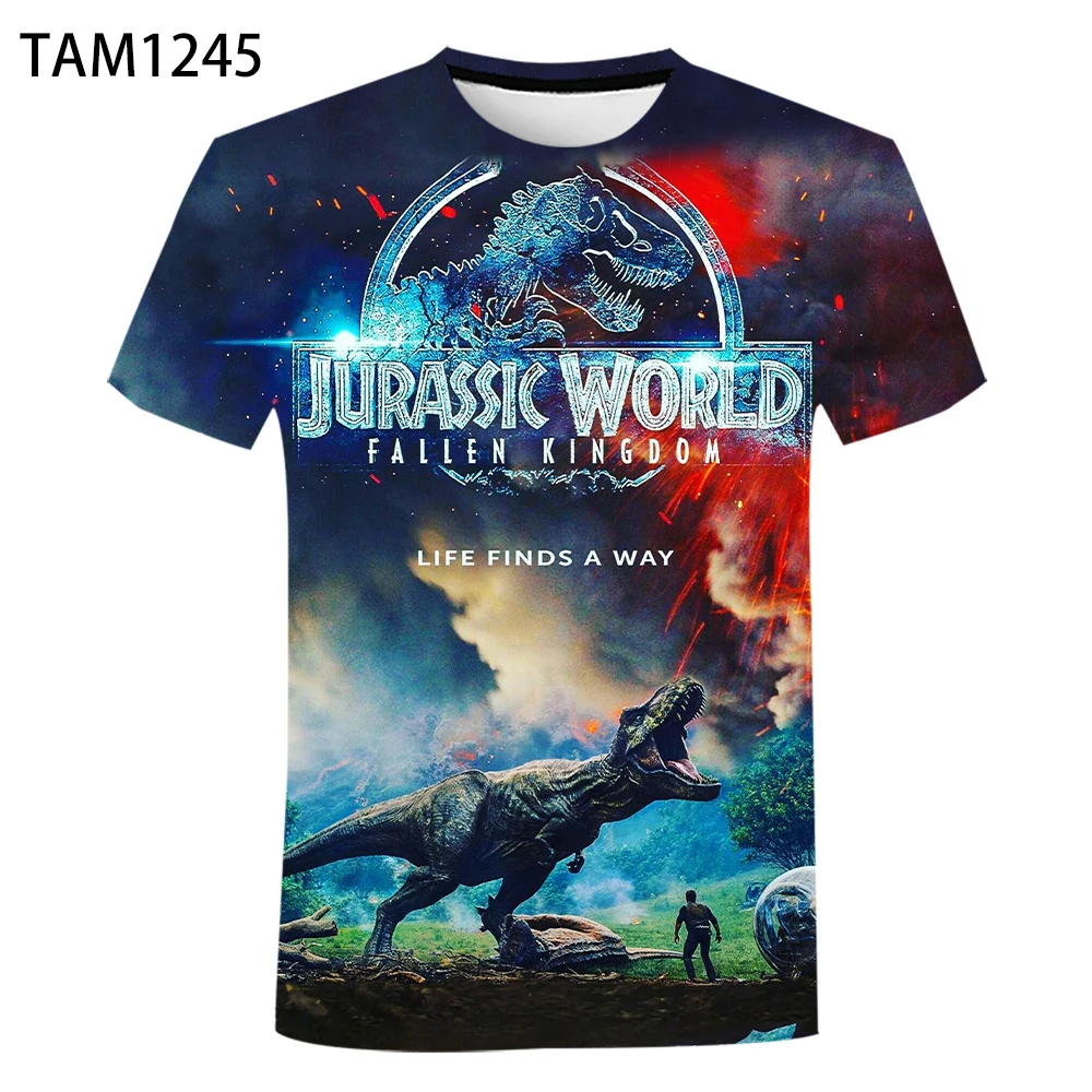 Мужская футболка с рисунком парка Юрского периода повседневная забавная из 2021