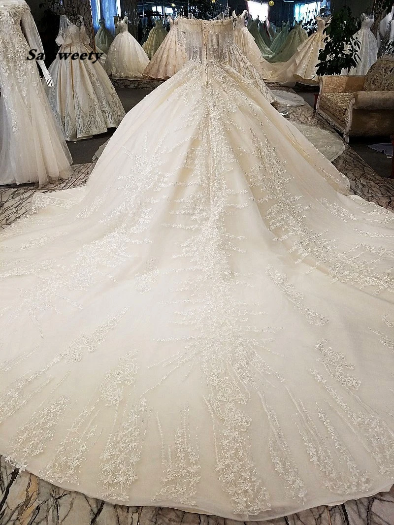 SuperKimJo Vestidos Peach Prom Dresses Ball Gown 2020 Lace Applique Beaded Luxury Prom Gown 2021 Pageant Dresses for Women