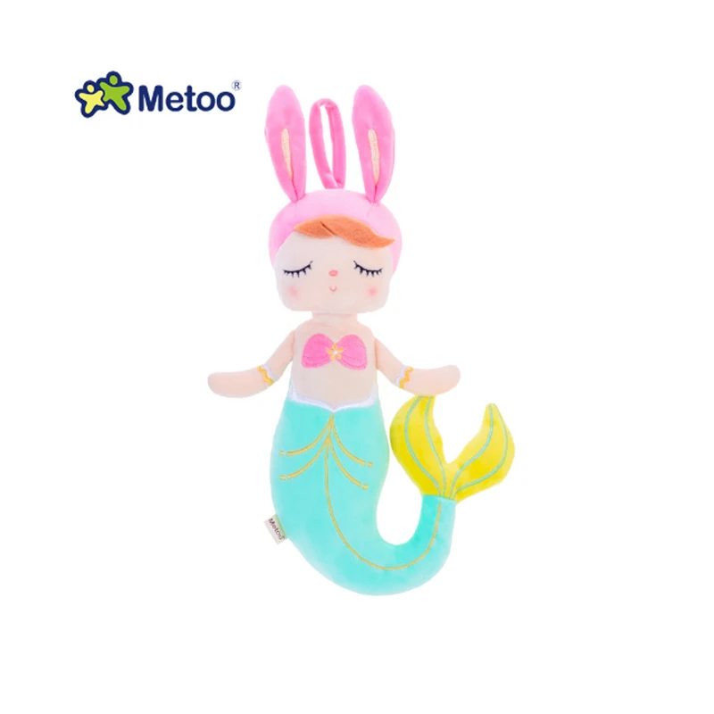 38cm Новинка, плюшевые и мягкие милые животные Metoo в виде милого кролика для детей, игрушки, серия Angela Fruit, куклы для девочек, подарок на день рождения, Рождество - Цвет: 38cm