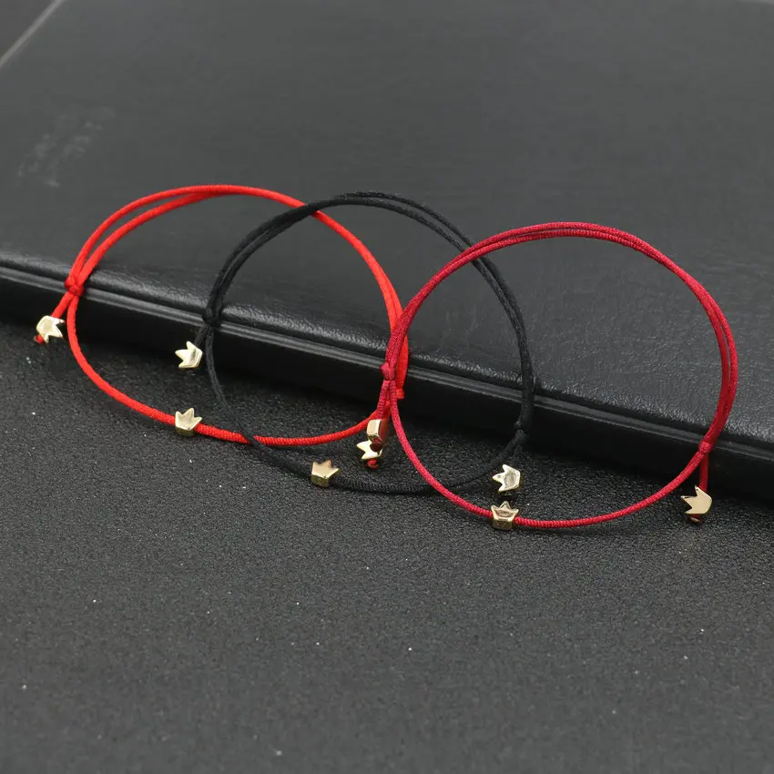 Парные браслеты золото в виде медного цветка браслет с шармом короной для