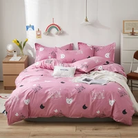 kuup new cartoon bedding set luxury soft queen size comforter sets of fitted sheets set of bed linen 220 240 nordic bed cover