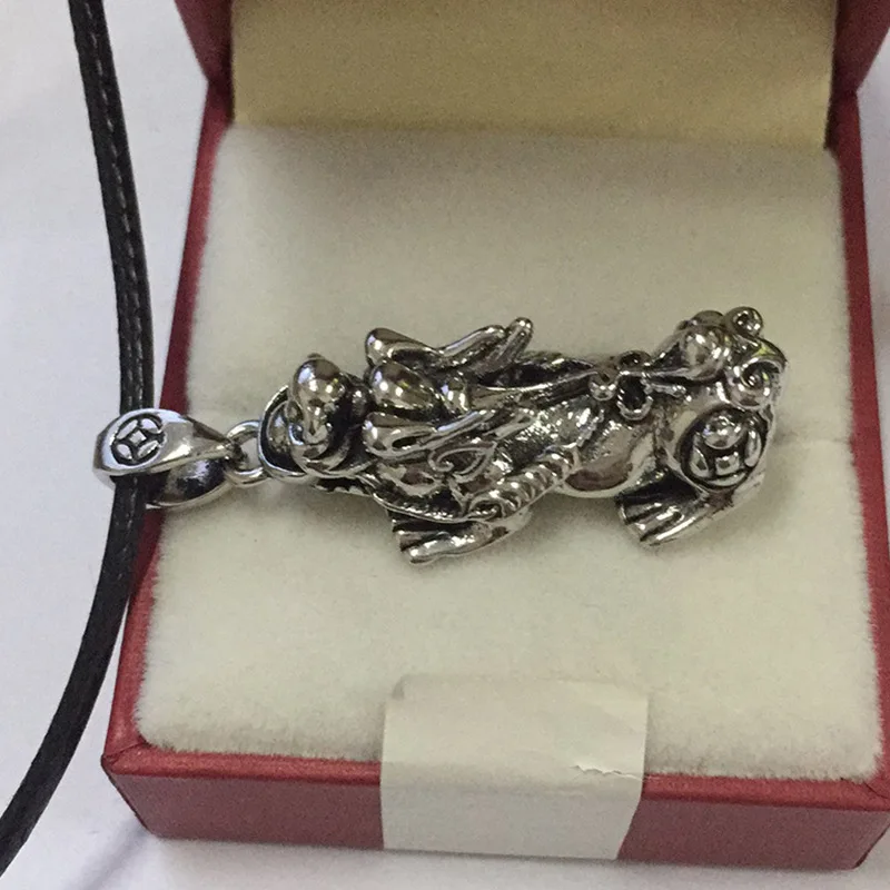 Винтажная подвеска в виде храбрых войск Pi Xiu китайском стиле на удачу для мужчин