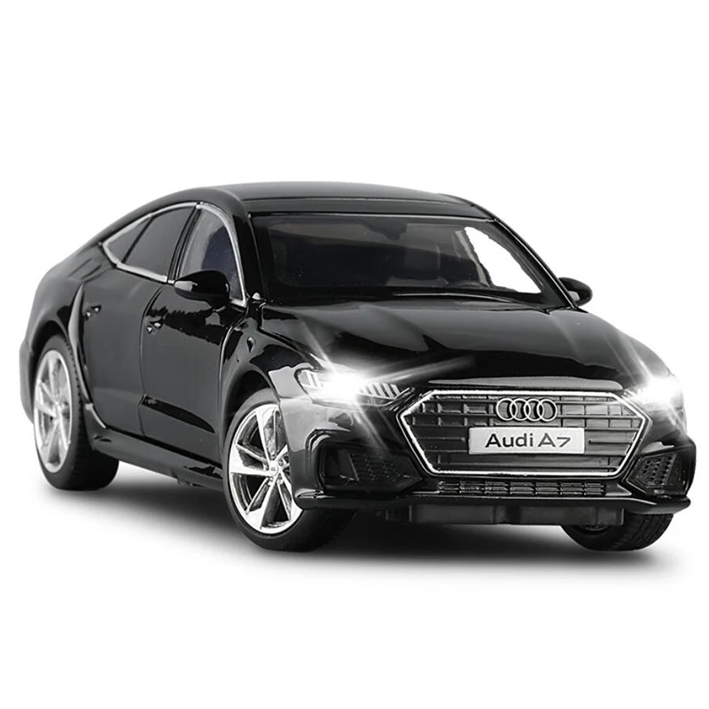 Литая металлическая игрушка в масштабе 1:32 Спортивная модель Audi A7 со звуком и