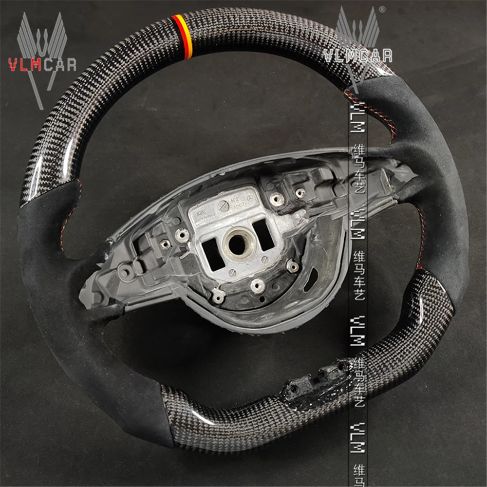 Частный изготовленный на заказ руль из углеродного волокна для c класса W205 / CLA
