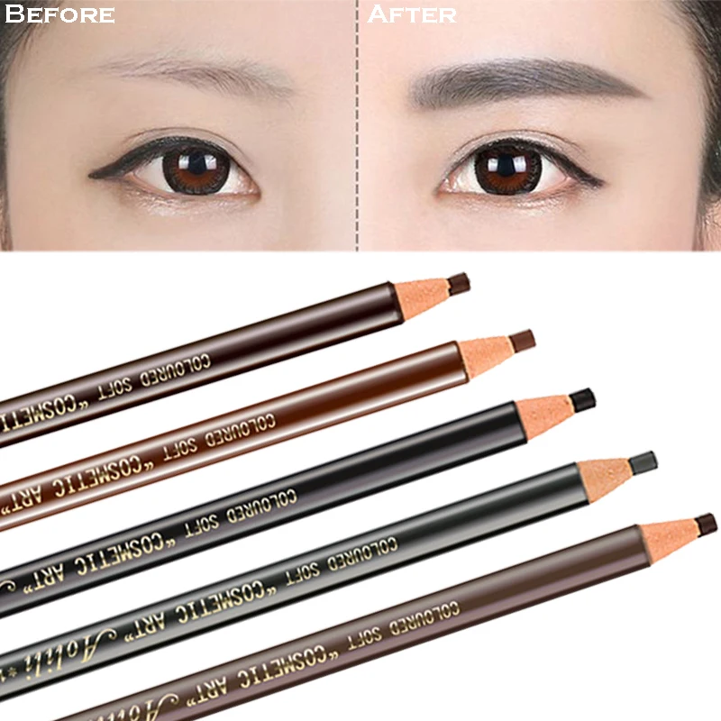 1 шт. отшелушивающая ручка для татуажа бровей водостойкая Перманентная черная