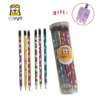 36pcsbox cute cartoon tooth pattern pencil dental clinic hospital use gift souvenir hospital study and office supplies