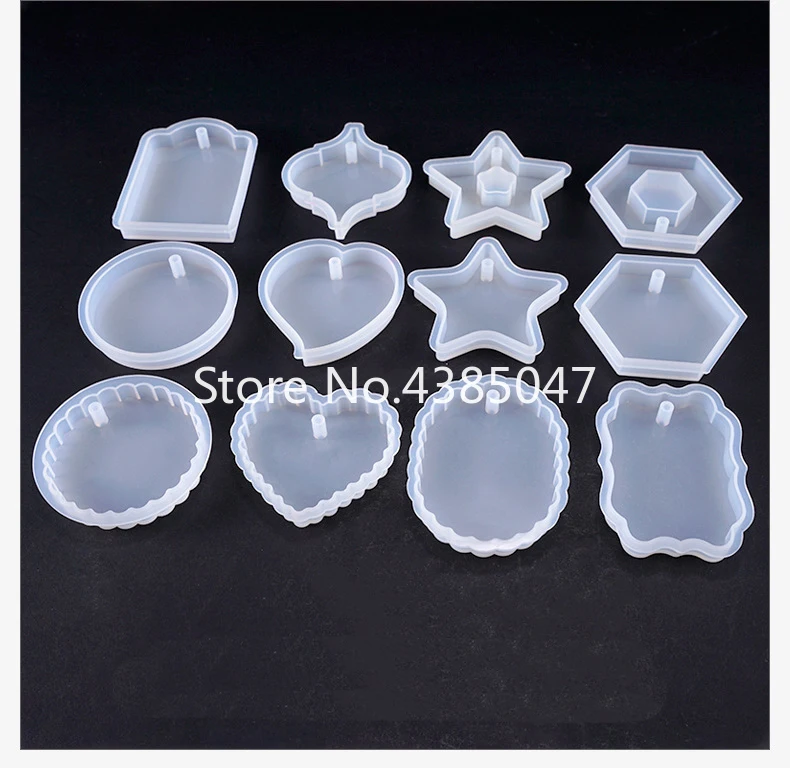 Волнистые шестиугольные формы в форме сердца волнистые Овальные Expoxy полимерные
