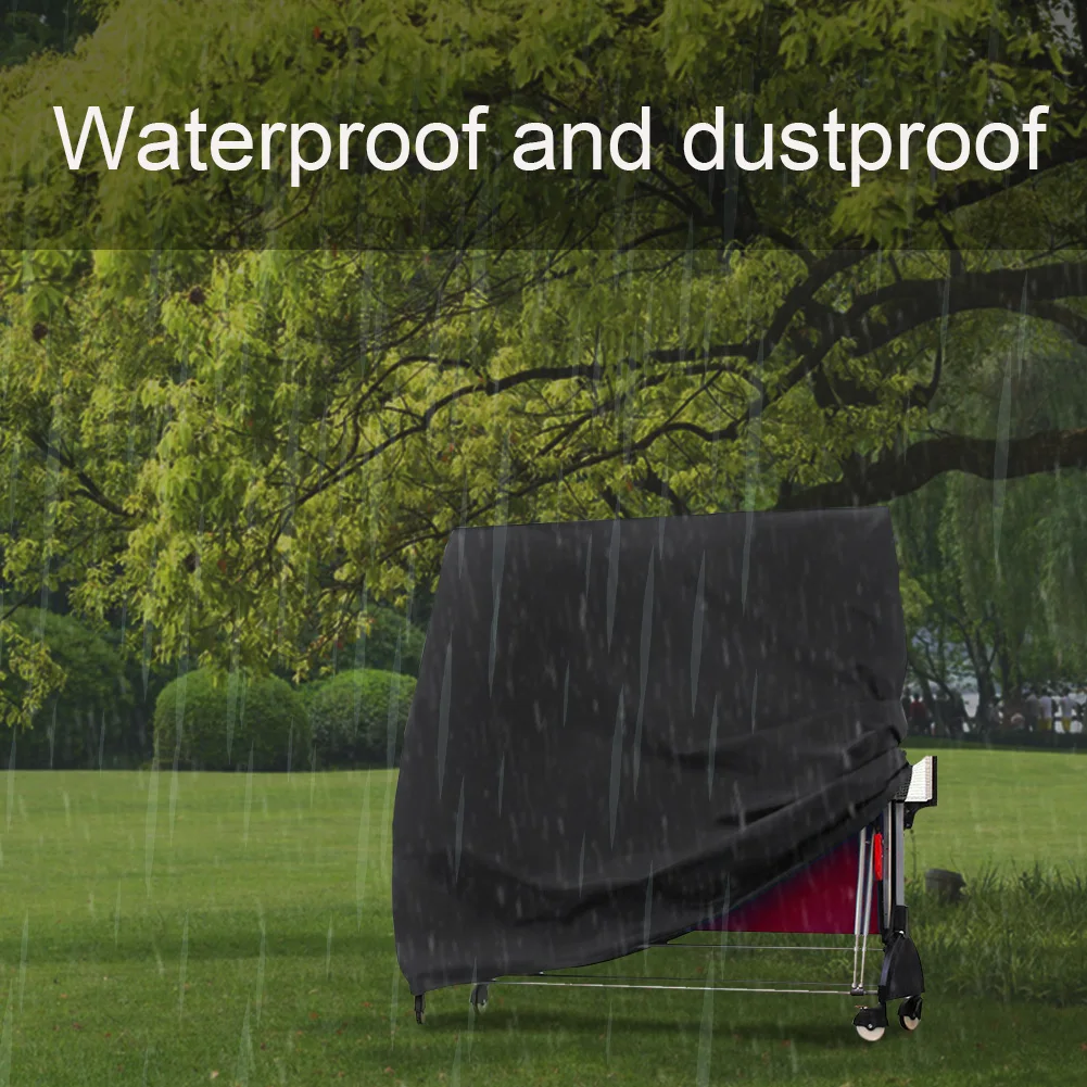 

Anti UV Gym Universal Table Tennis Cover Waterproof Foldable Oxford Fabric With Straps Full Protection Indoor Outdoor Easy Clean
