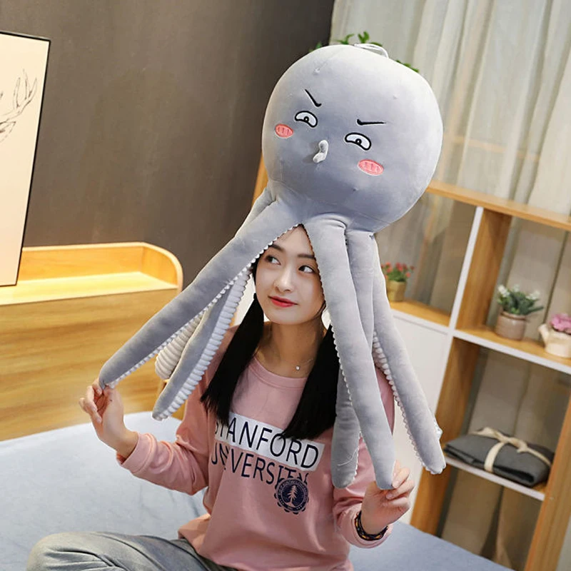 Детские игрушки подушка плюшевое животное кукла осьминог плюшевая игрушка