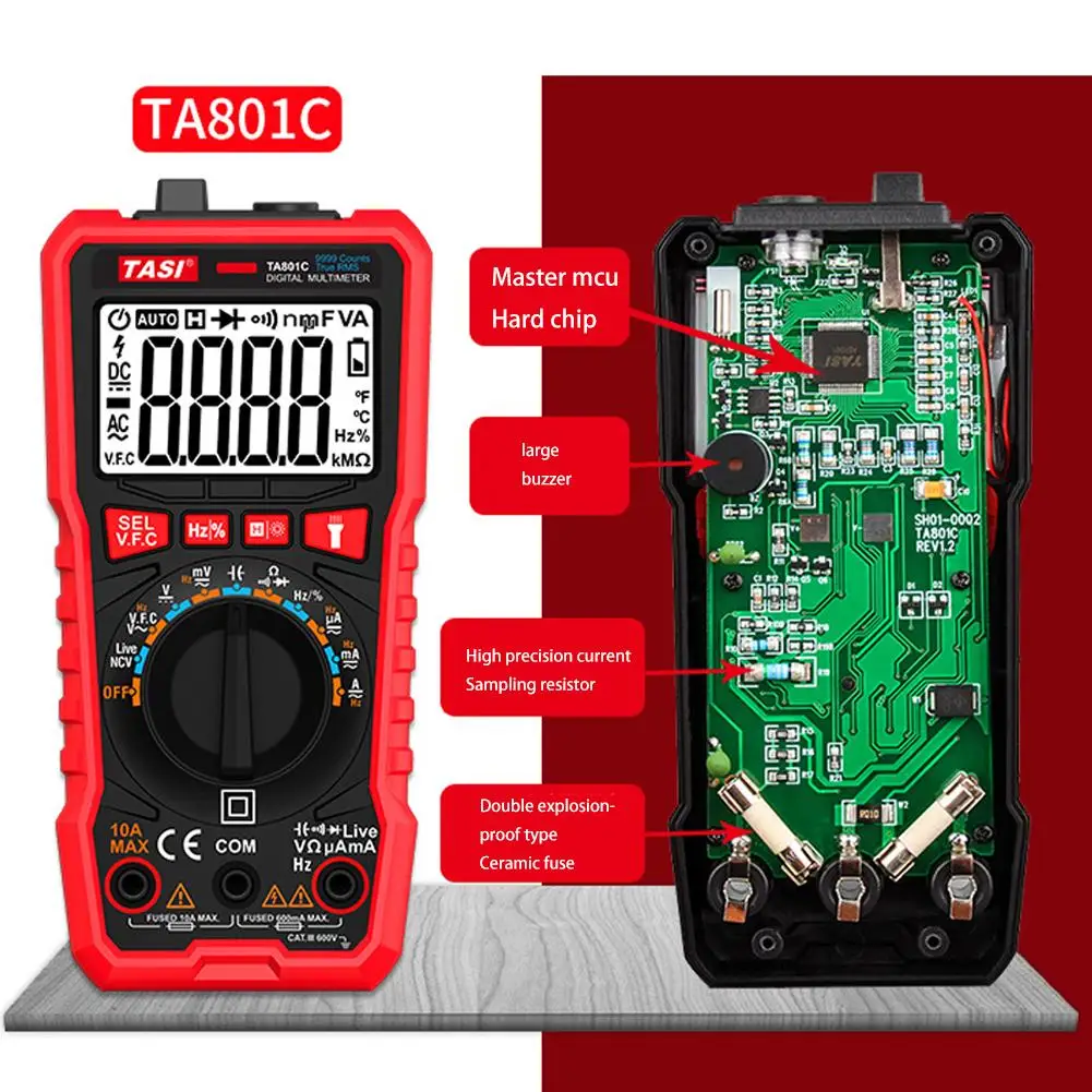 Цифровой мультиметр с автоматическим выбором диапазона измеритель