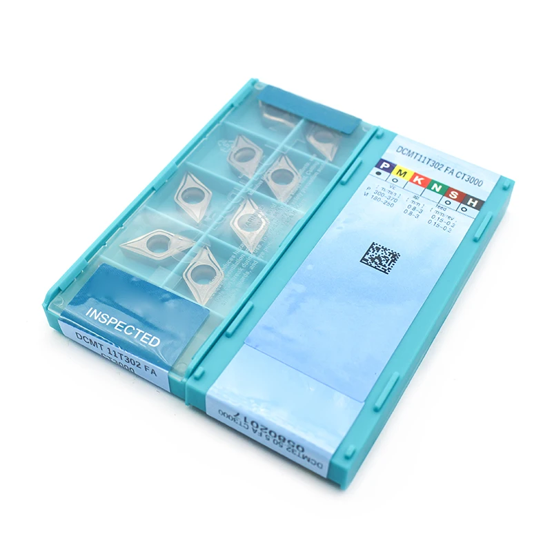 10 шт. DCMT11T302-FA-CT3000 DCMT11T302 FA CT3000 внутренний токарный инструмент режущее лезвие