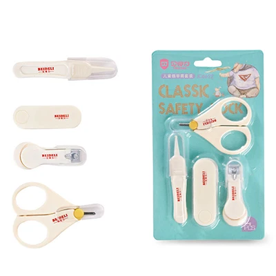 4pcs set TF307 8 шт./компл. Уход и гигиена ребёнка лак для волос термометр Набор щеток для ухода, клиппер с Многофункциональный Детский Набор предметов личной гигиены по уходу за ребенком - Цвет: 4pcs set TF307