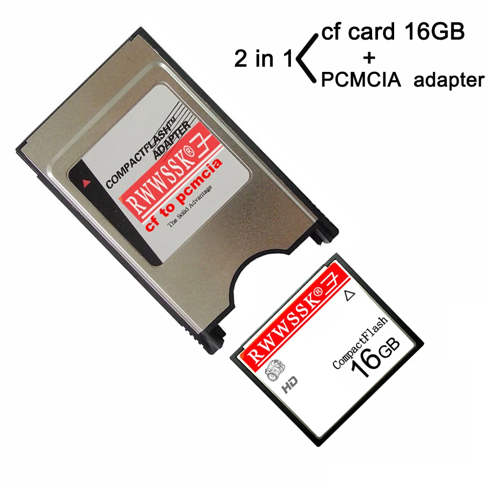 Карта памяти RWWSSK type I CF + PCMCIA 128 Мб 256 1 ГБ 2 4 8 16 32 64 карта для Mercedes Benz|Карты памяти| |