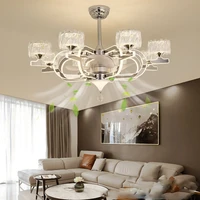 nearca invisible fan chandelier led inverter fan living room lamp simple modern nordic restaurant lamp bedroom household lamps