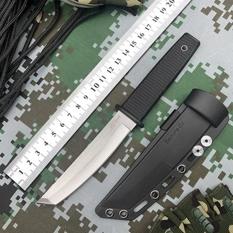 

Outdoor Multifunctional Carry-on Survival Gear Straight Knife Cold Steel High Hardness Fixed Blade Kitchen Tool