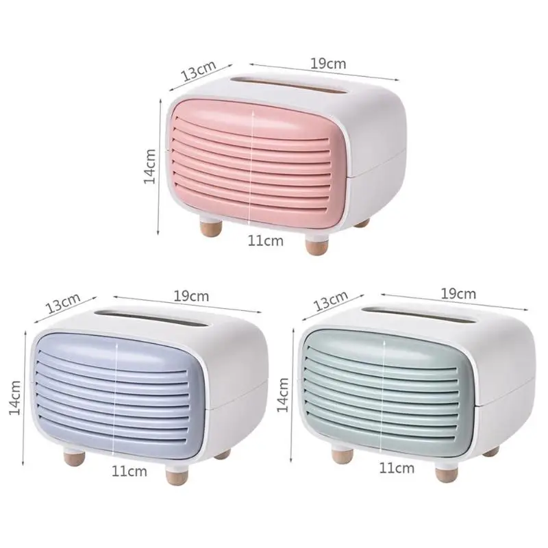 Современный простой радио форма коробка для хранения салфеток прочный